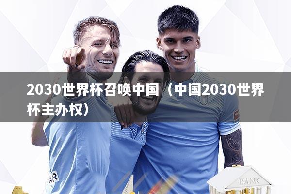 2030世界杯召唤中国（中国2030世界杯主办权）