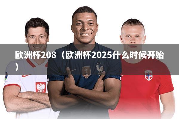 欧洲杯208（欧洲杯2025什么时候开始）